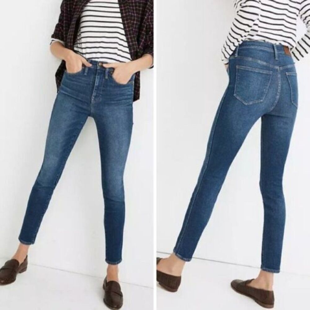 Madewell 10" High-Rise Skinny Jeans‎ in Winston Wash